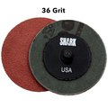 Shark Industries 2" A/O Mini Grinding Discs 36 Grit 100Pk 3230GT-100